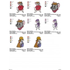 Package 4 The Rescuers 03 Embroidery Designs